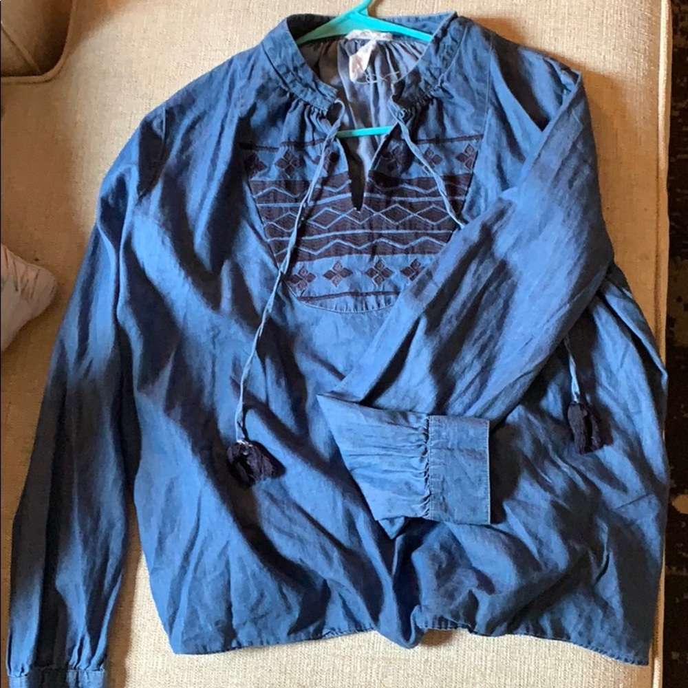 Loft Outlet Embroidered Top